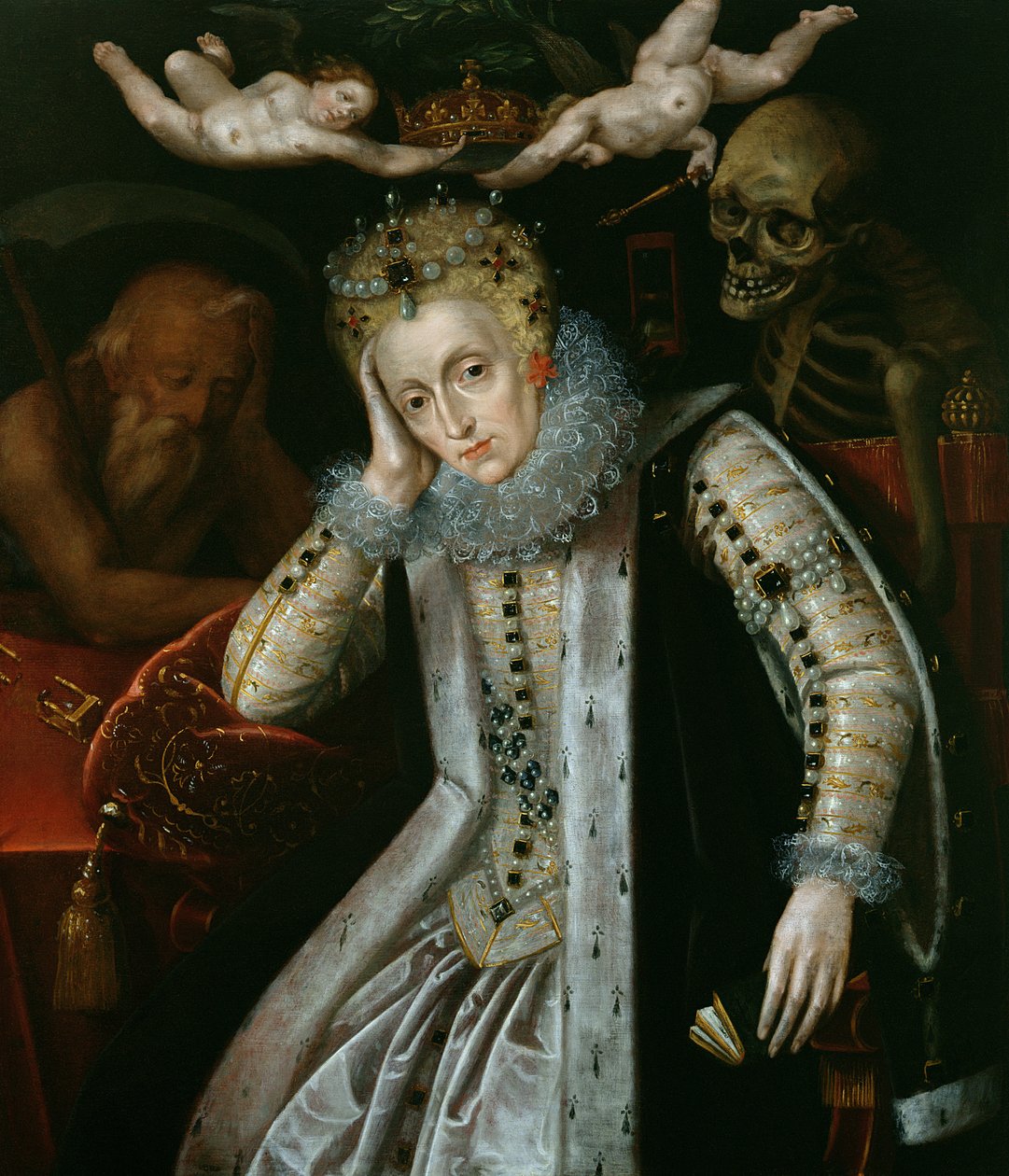 Regina Elisabetta I in vecchiaia, c.1610 da English School