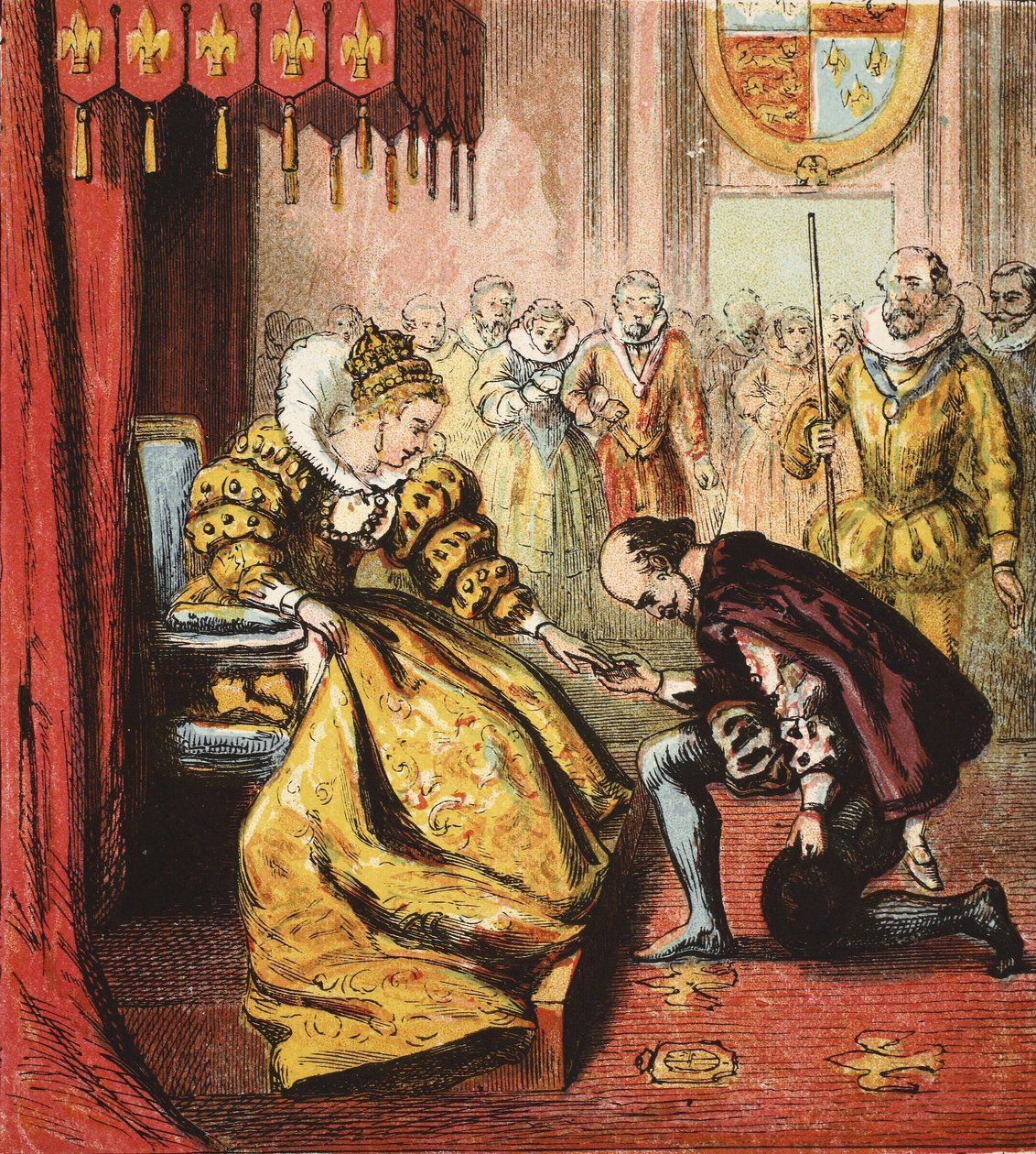 Regina Elisabetta I e Shakespeare da English School