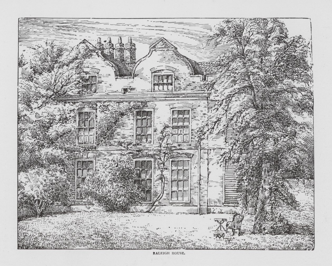 Casa Raleigh (litografia) da English School