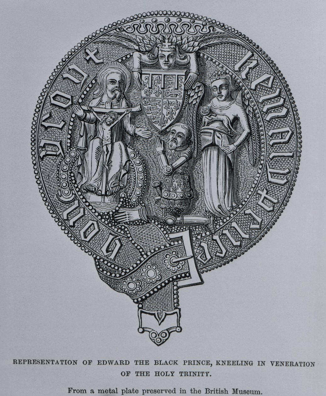 Rappresentazione di Edoardo il Principe Nero in venerazione della Santissima Trinità da English School