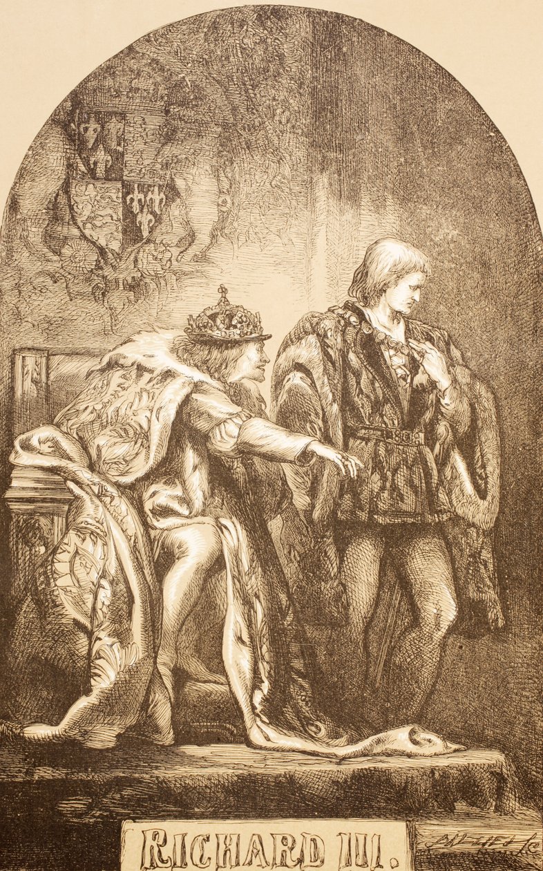 Riccardo III, 1890 (litografia) da English School