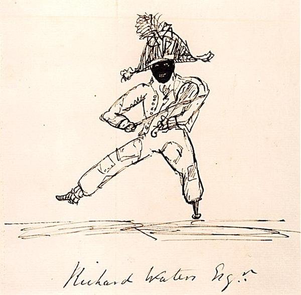 Richard Waters Esq., c.1815 (penna e inchiostro su carta) da English School