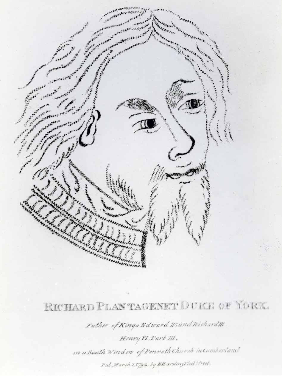 Riccardo di York, 3° Duca di York, pubblicato nel 1792 da English School