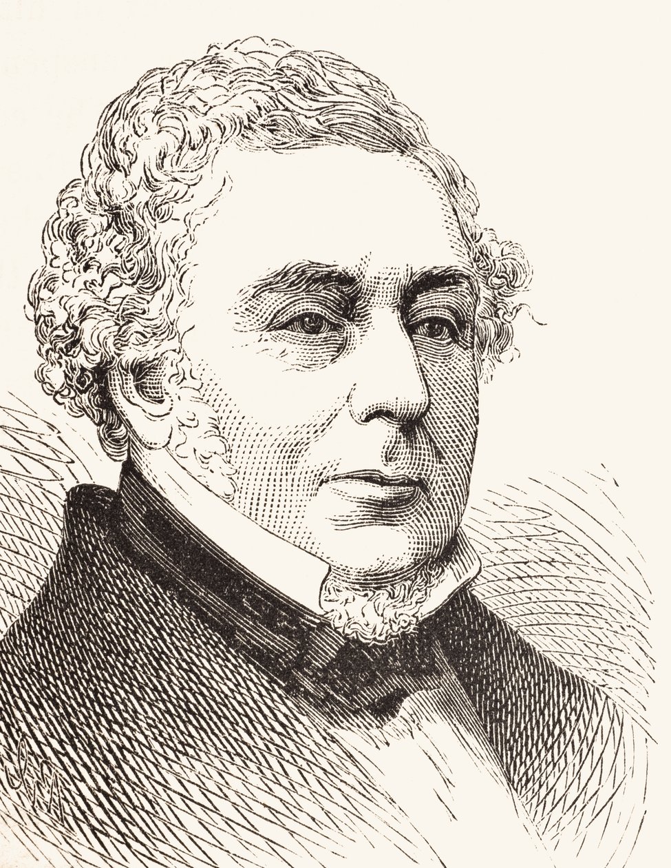 Robert Stephenson, da The National and Domestic History of England di William Hickman Smith Aubrey (1858-1916) pubblicato a Londra, c.1890 da English School