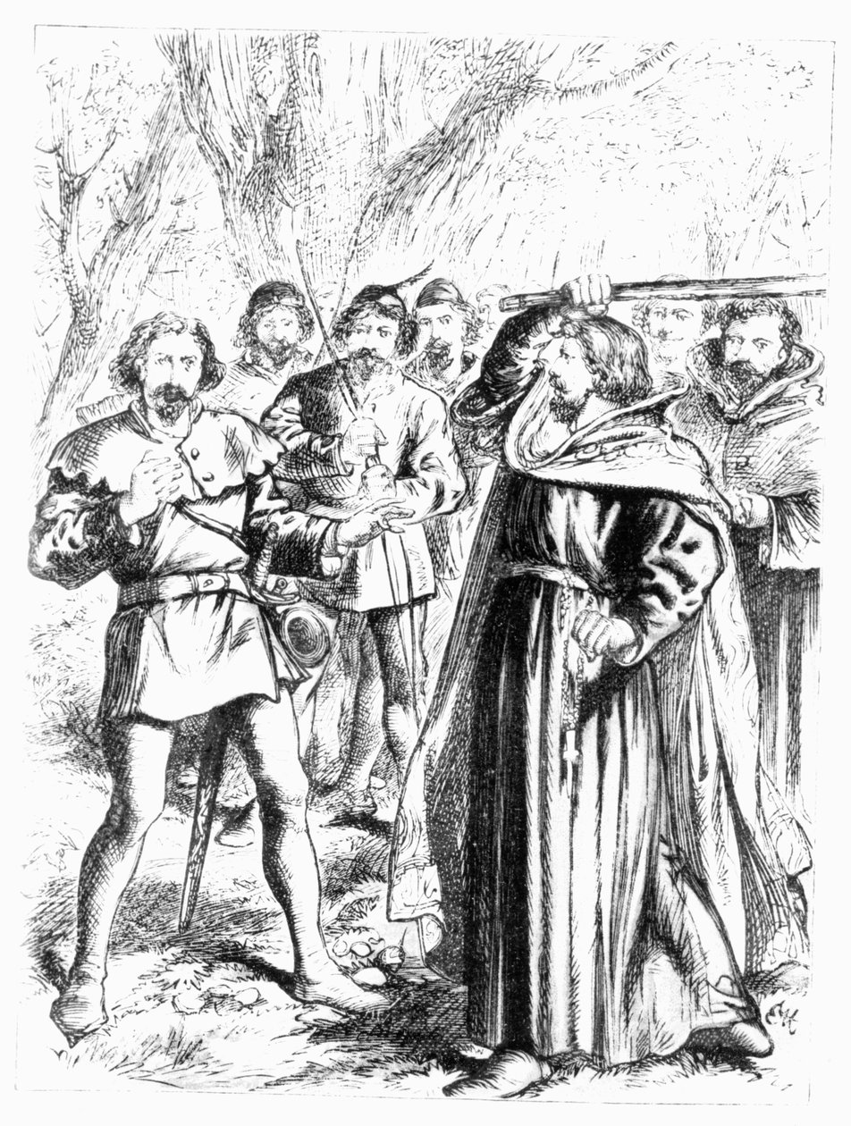Robin Hood e Re Riccardo I (1157-99) da English School