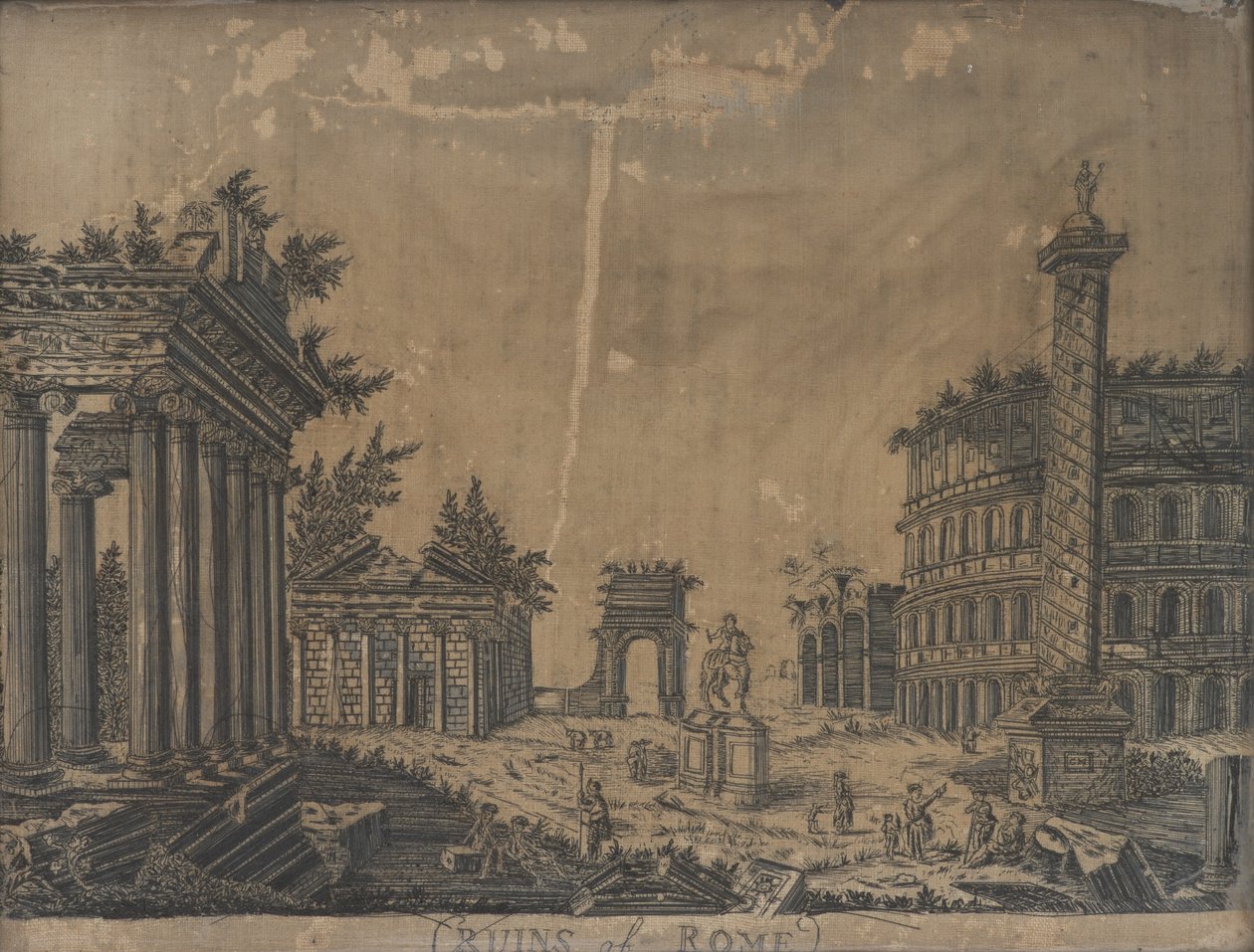 Rovine di Roma, 1780s da English School