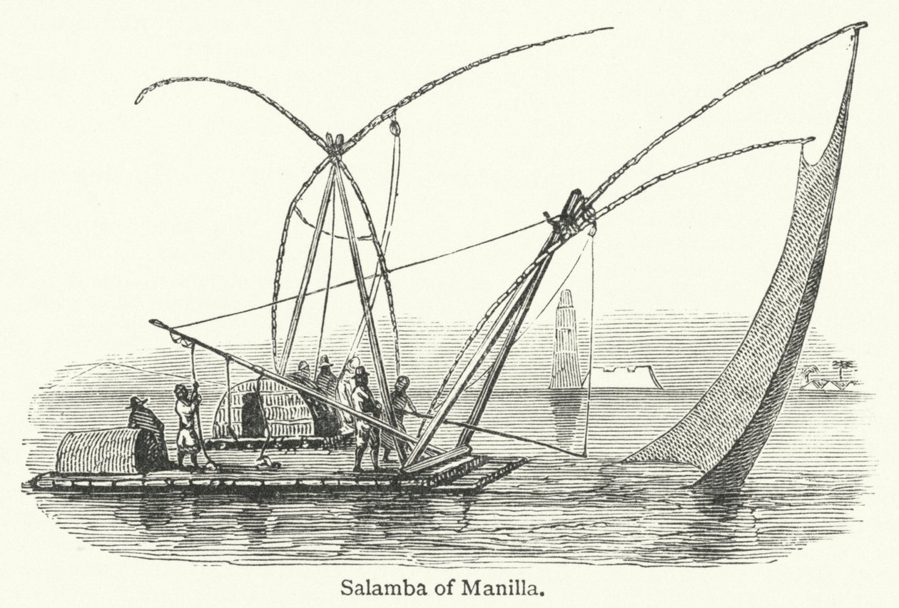 Salamba di Manilla (incisione) da English School