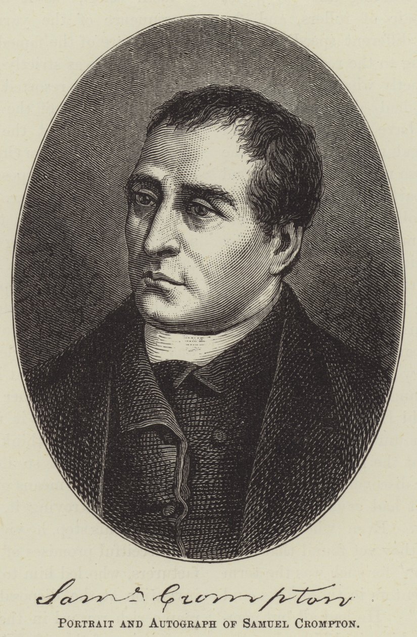 Samuel Crompton (incisione) da English School