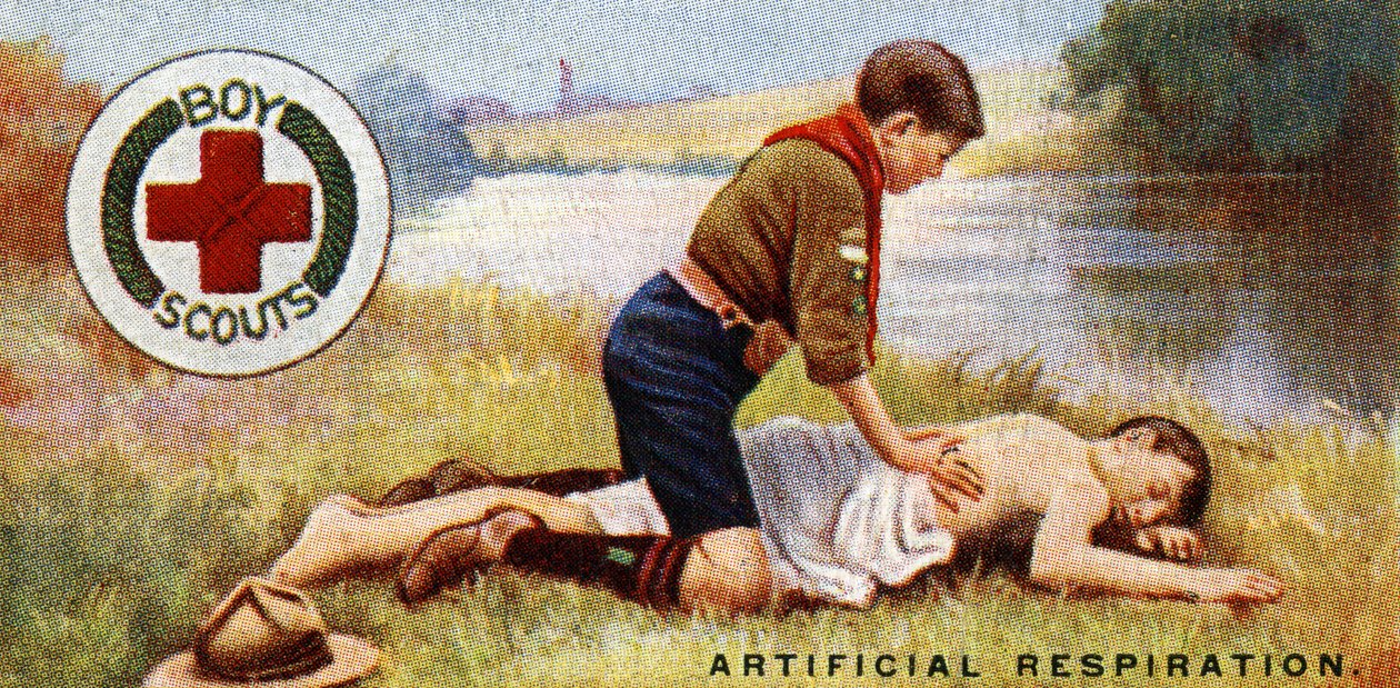 Distintivo di Primo Soccorso per Scout, 1929 da English School