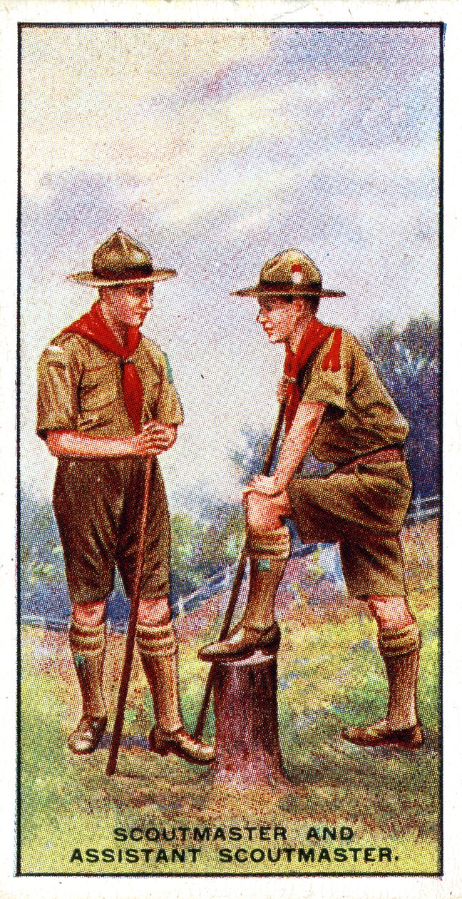 Capo Scout e Assistente Capo Scout, 1929 da English School