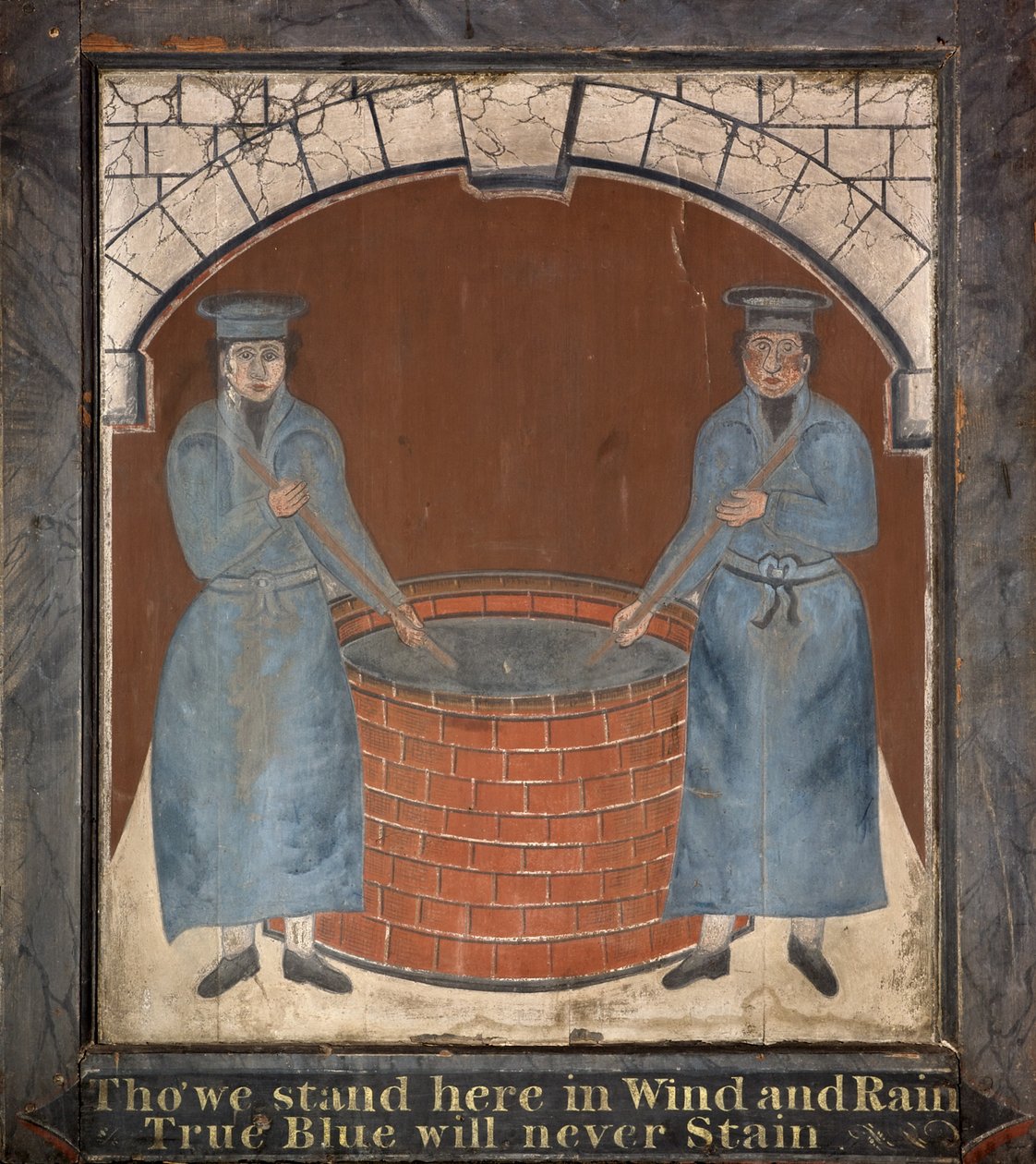Insegna per la locanda "Blue Boys", fine 1700 da English School