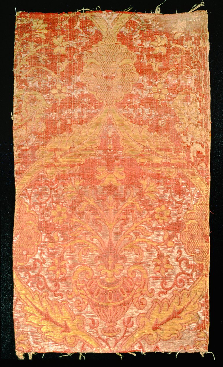 Arredamento in seta e lino, 1550-1600 da English School