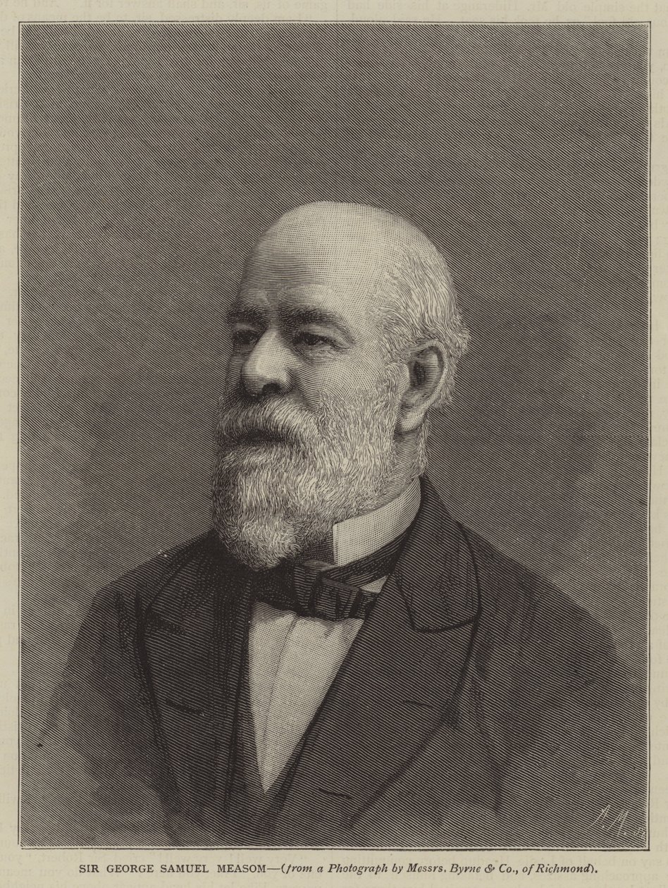 Sir George Samuel Measom (incisione) da English School