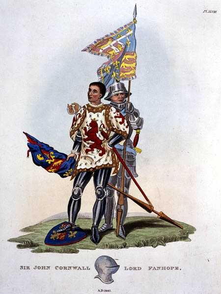 Sir John Cornwall, Lord Fanhope da English School
