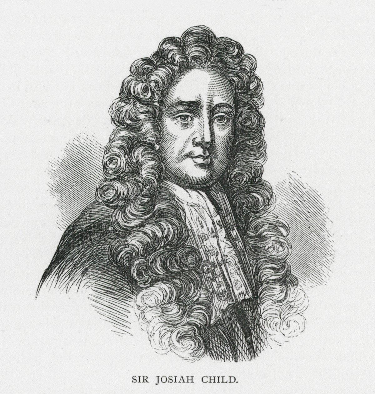 Sir Josiah Child (incisione) da English School