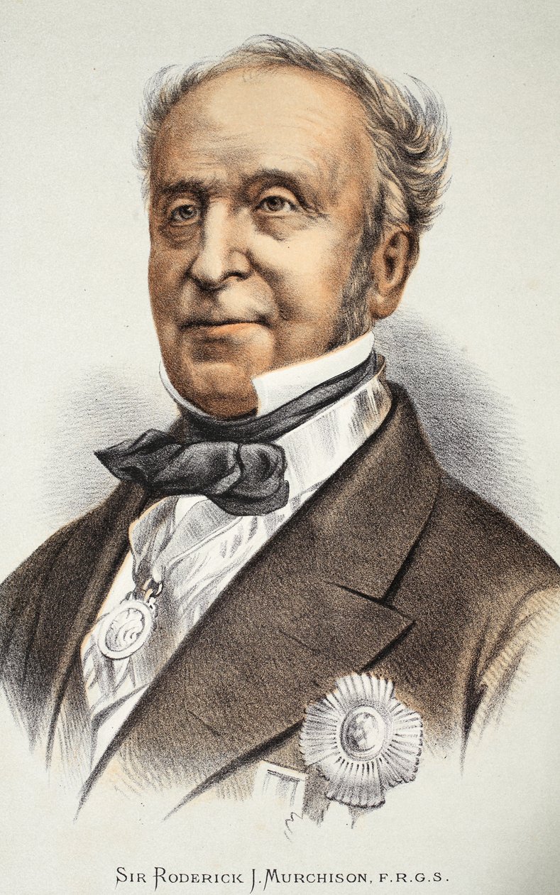 Sir Roderick Murchison, illustrazione da L