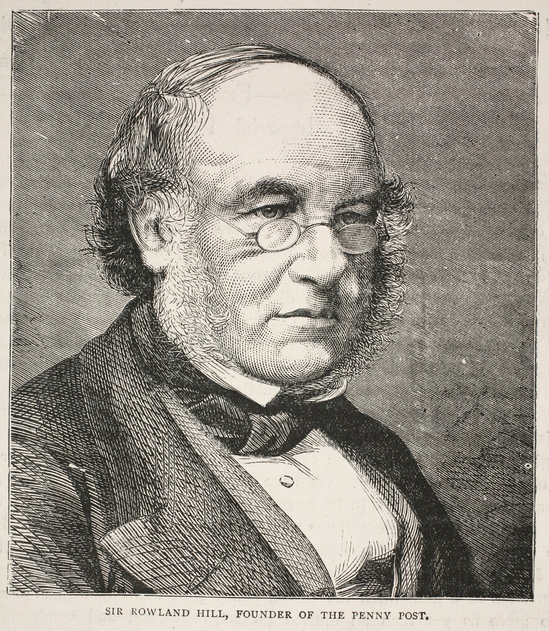 Sir Rowland Hill, fondatore del Penny Post da English School