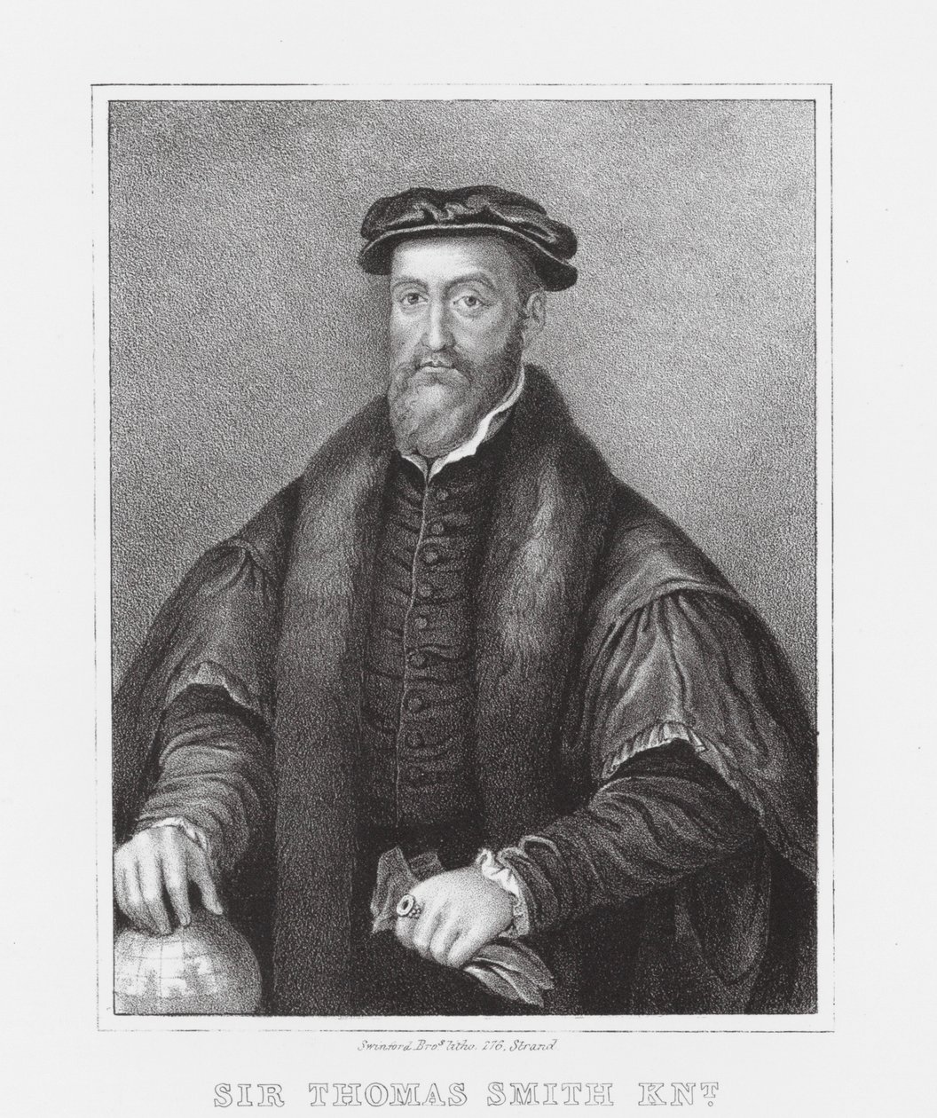 Sir Thomas Smith KNT (incisione) da English School
