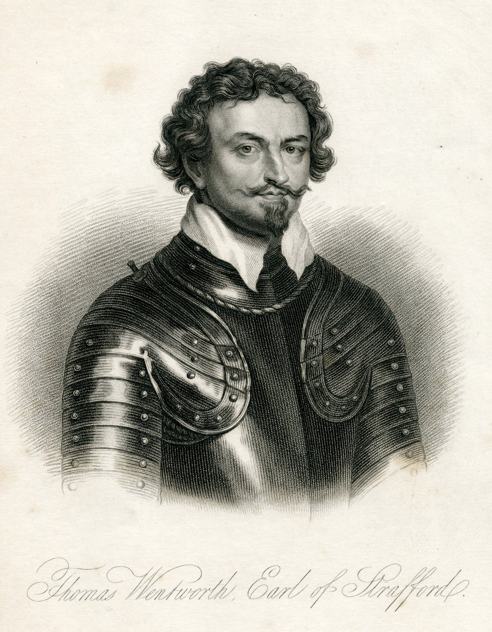 Sir Thomas Wentworth, 1° Conte di Strafford (1593-1641) da English School