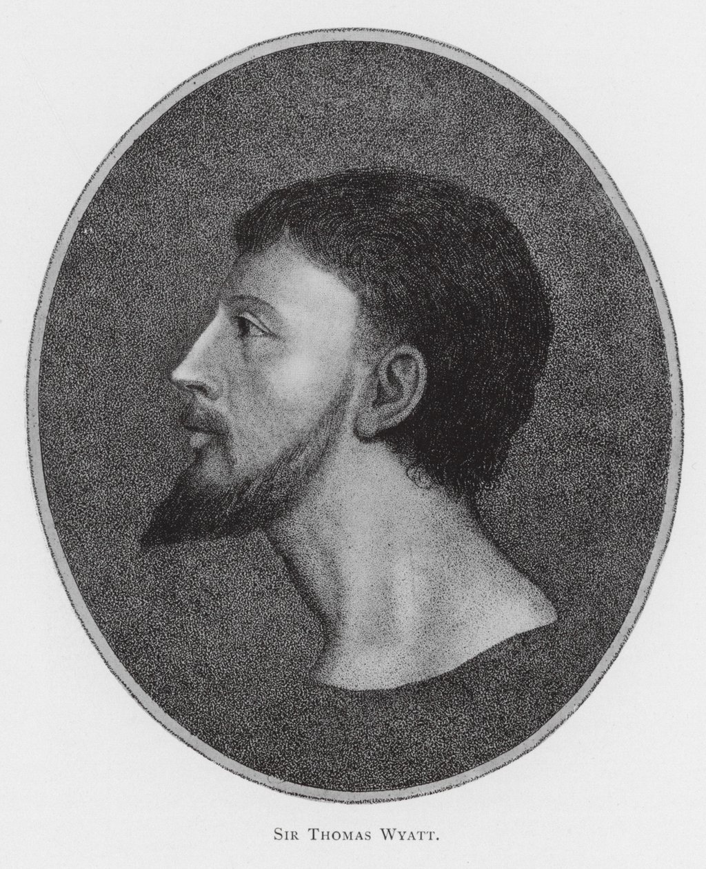 Sir Thomas Wyatt (litografia) da English School