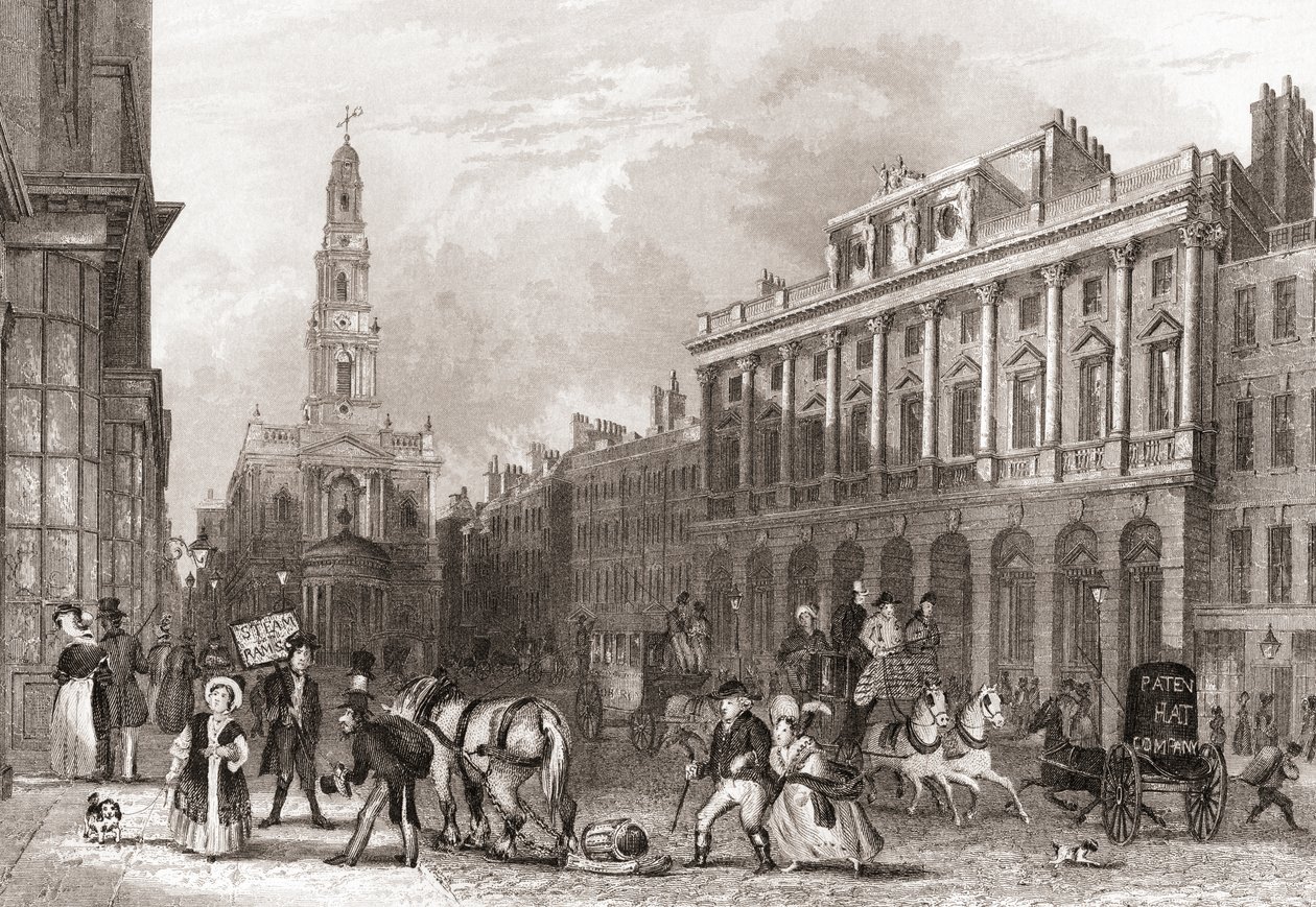 Somerset House, The Strand, Londra, Inghilterra da English School