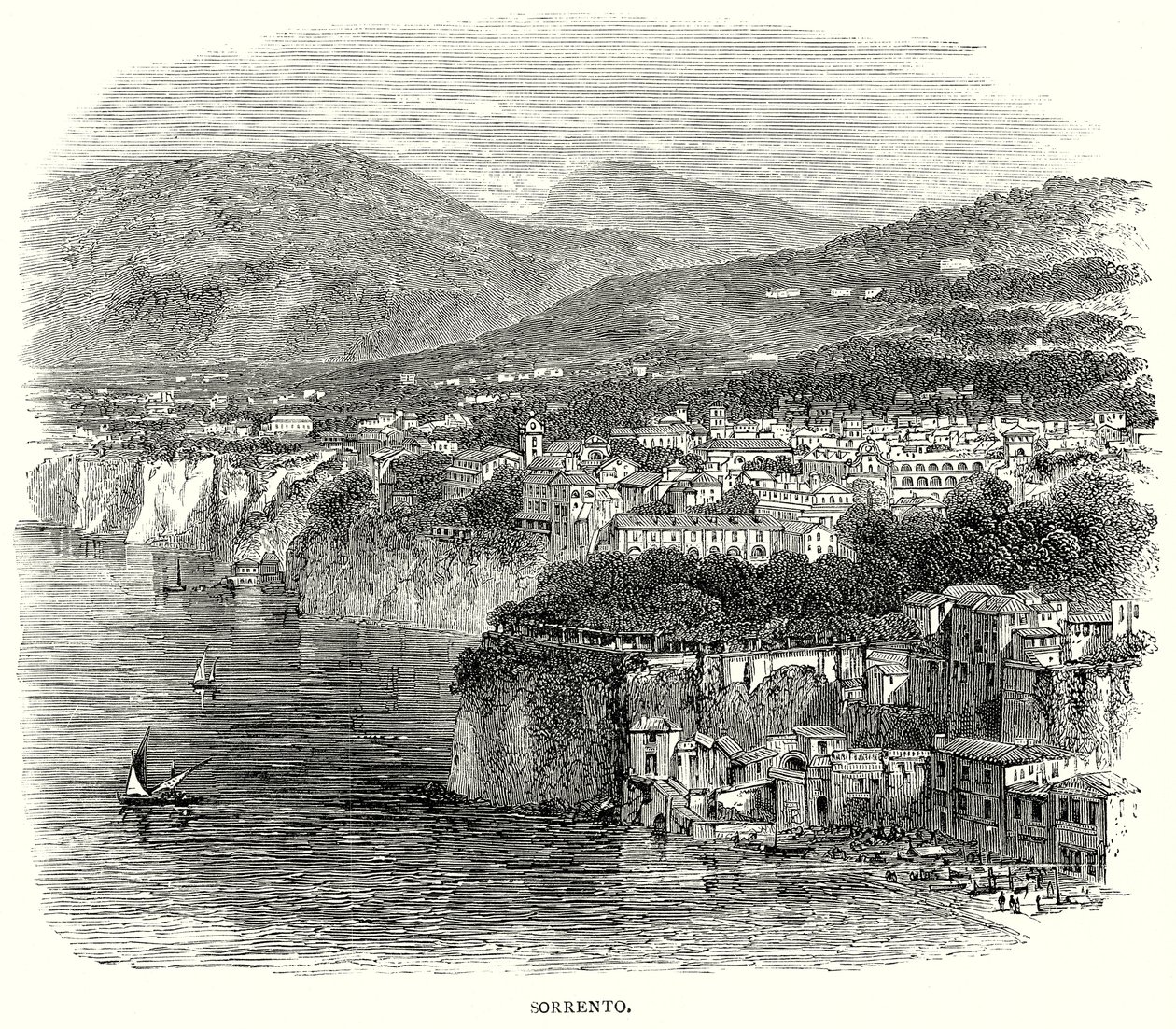 Sorrento (incisione) da English School