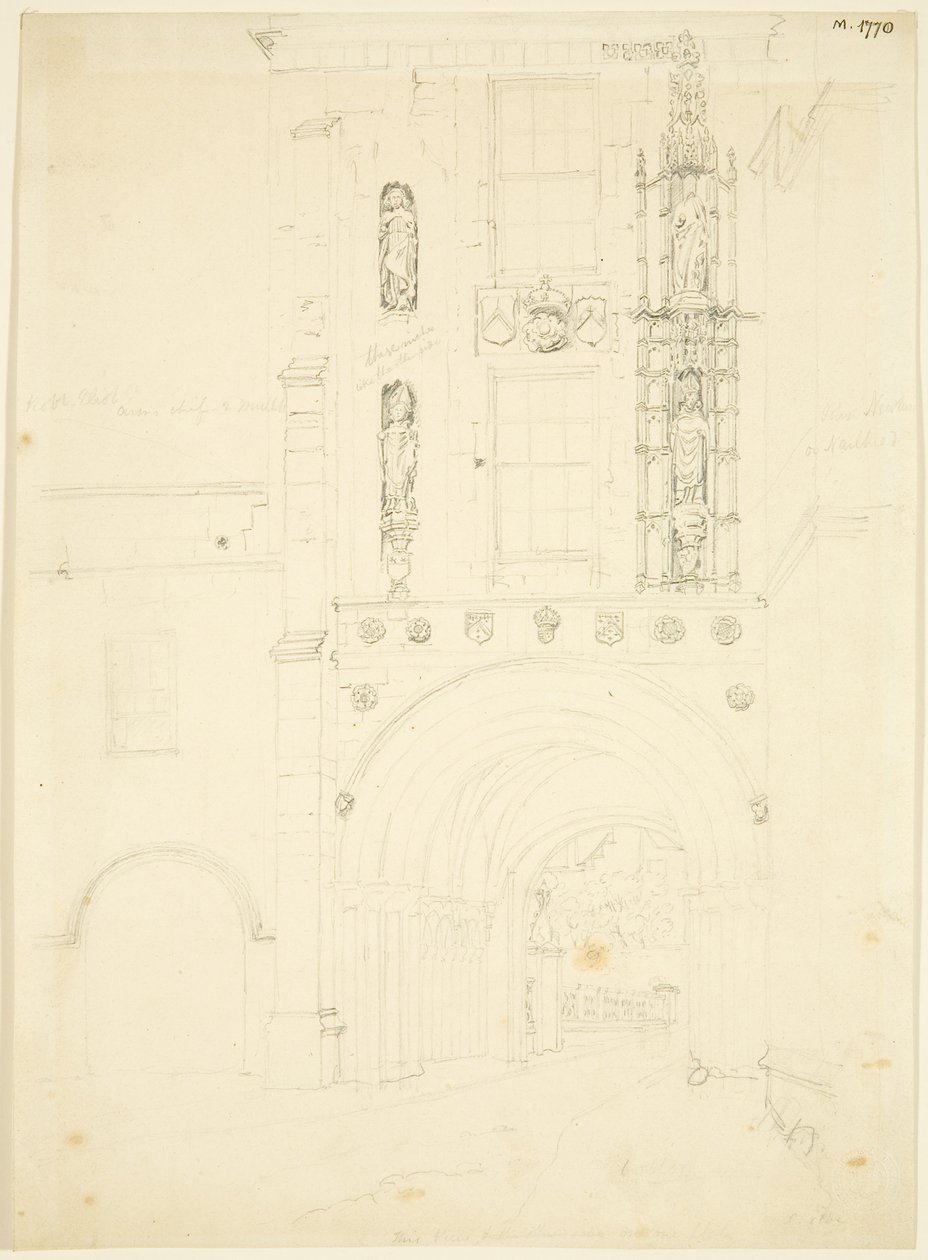 Veduta sud della porta dell