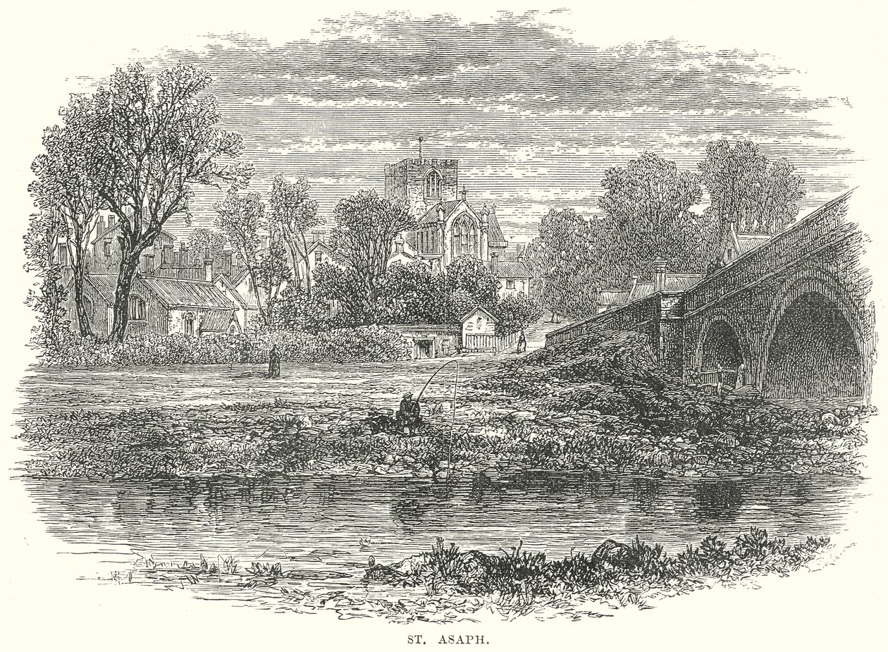St Asaph (incisione) da English School