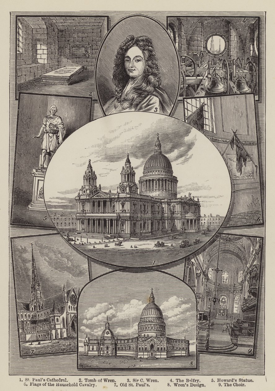 Cattedrale di San Paolo (incisione) da English School