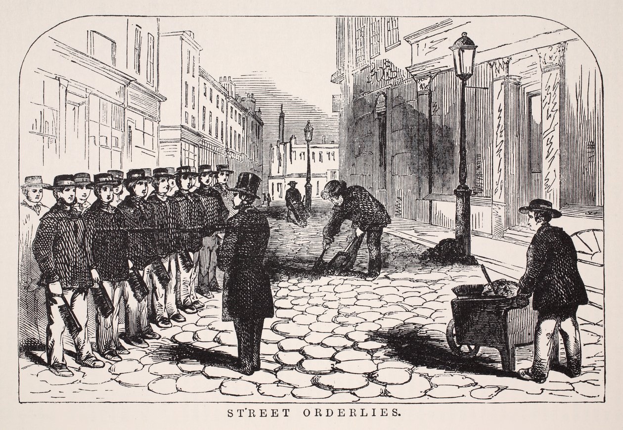 Gli ordinati di strada, illustrazione da London Labour and London Poor di Henry Mayhew, pub. 1862 da English School