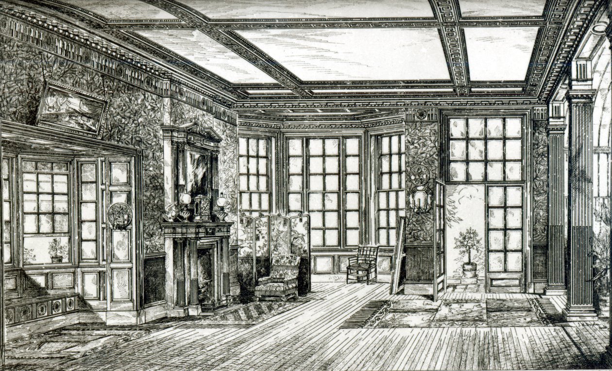 Studio per James Tissot Esquire, Grove End Road, 1874 da English School