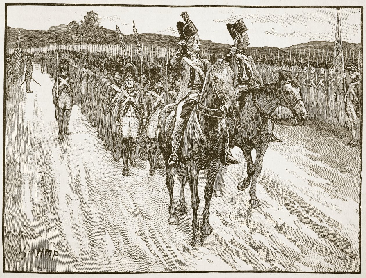Resa di Lord Cornwallis, York Town, 1781, illustrazione da Cassells Illustrated History of England da English School