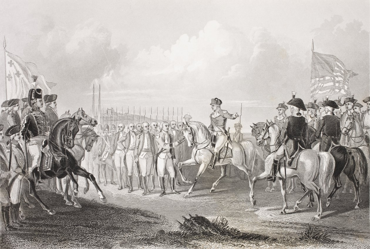 Resa di Lord Cornwallis a York Town, Virginia, 19 ottobre 1781, da 