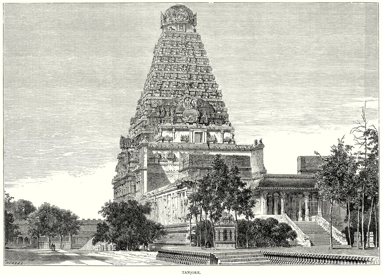 Tanjore (incisione) da English School