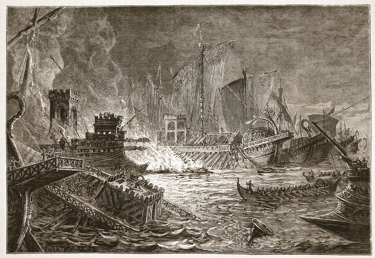 La battaglia di Azio da English School