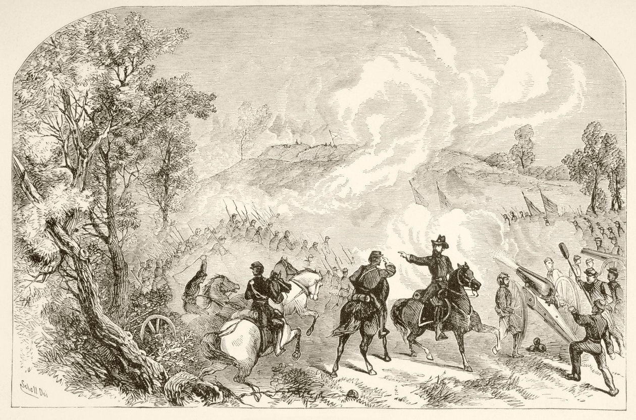 La battaglia di Gettysburg da English School