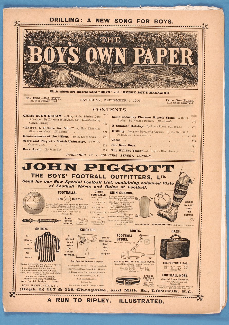 The Boys Own Paper, 1903 da English School