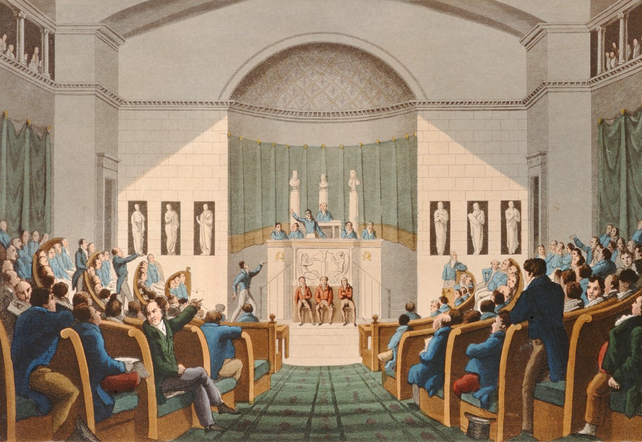 La Camera dei Deputati, c.1820 da English School