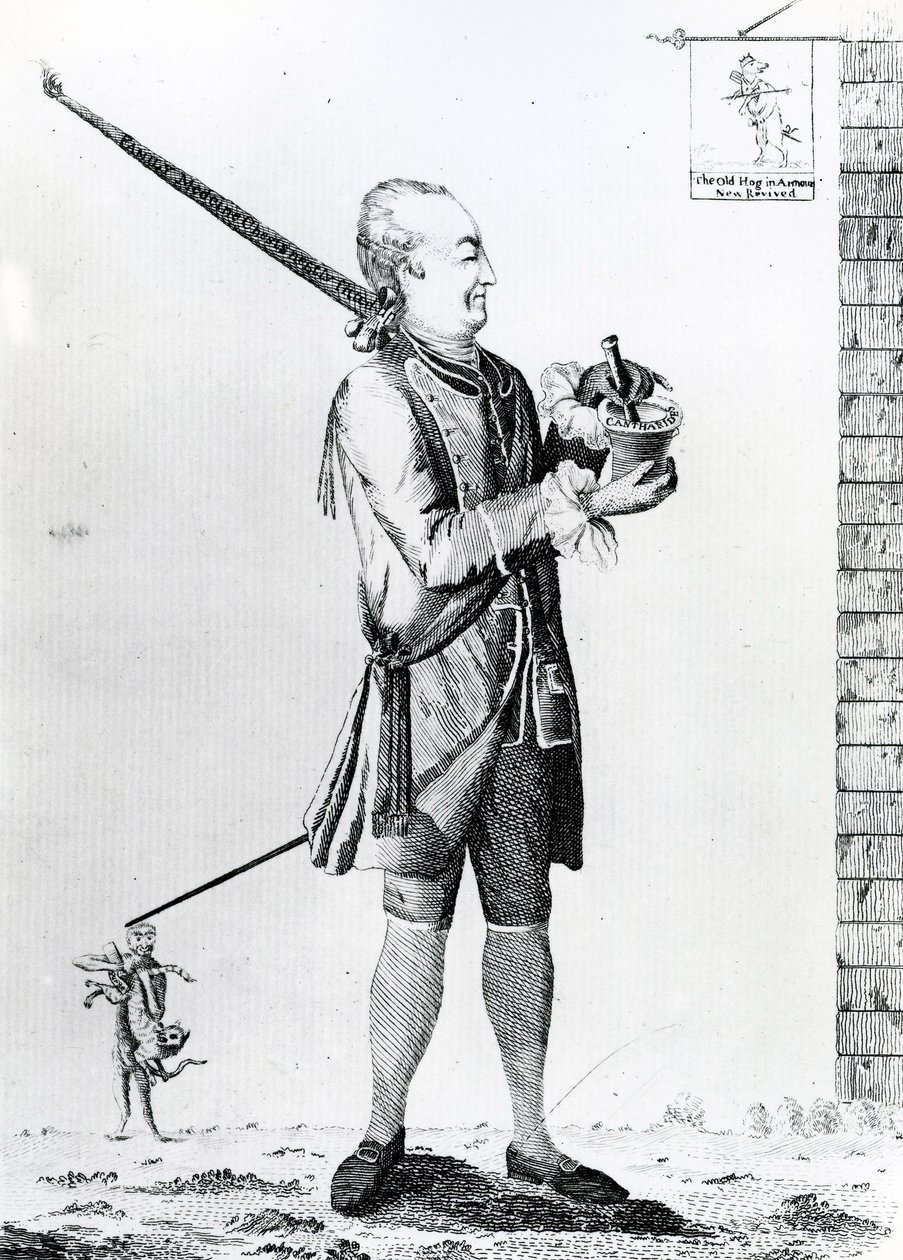 Il Maccherone Chimico, pubblicato da G. Terry, 1772 da English School