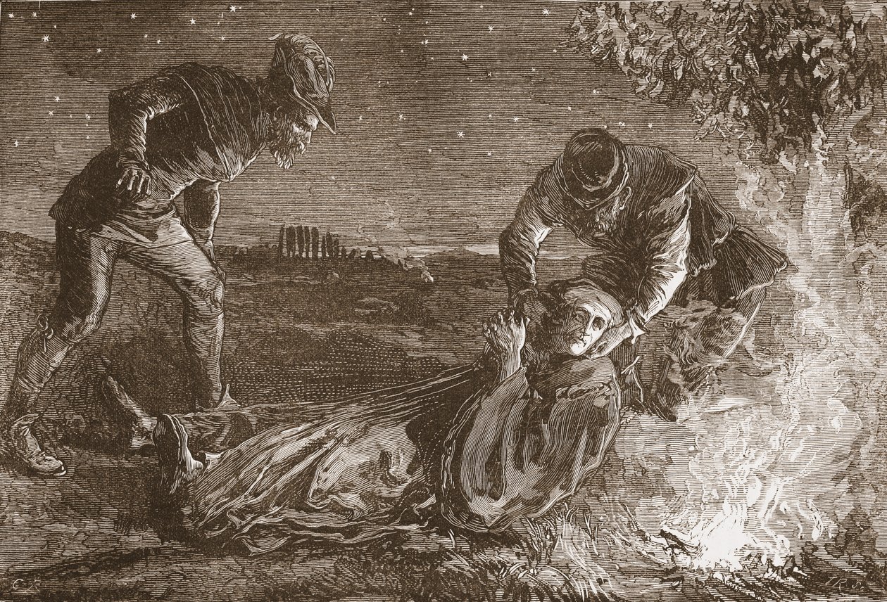 La Morte di Zwingle, illustrazione da 