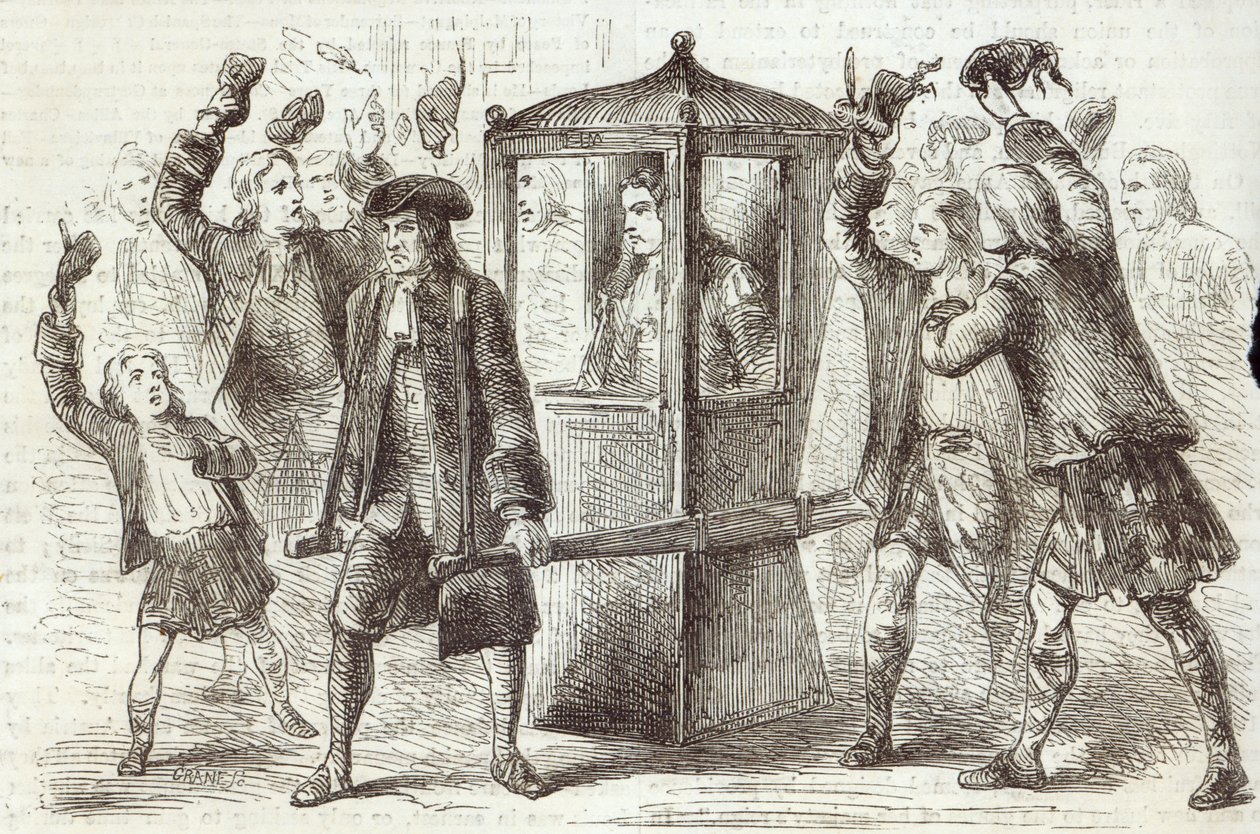 Il duca di Hamilton che va alla Casa del Parlamento scozzese da English School