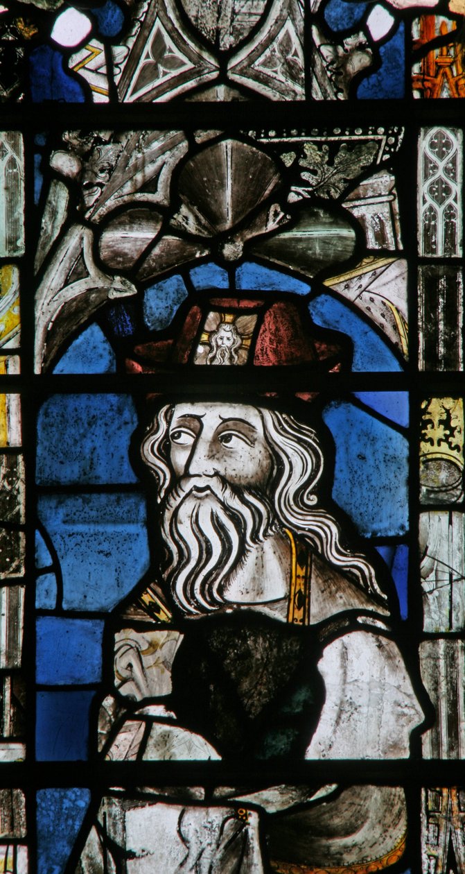 La finestra orientale (Ew) raffigurante una figura composita da English School