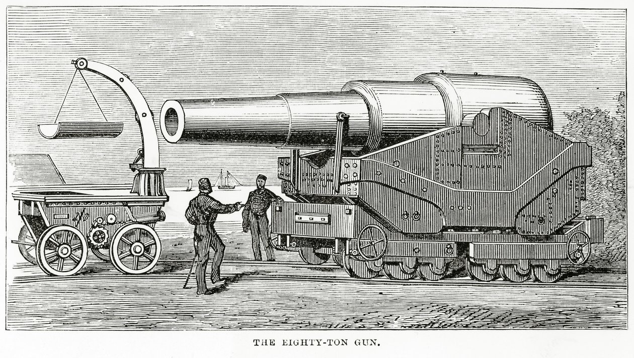 Il cannone da ottanta tonnellate da English School