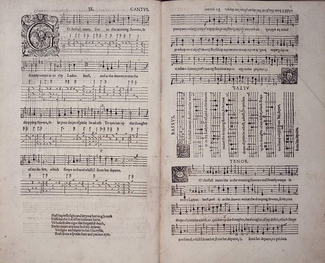 Il primo libro di canzoni o arie, di John Dowland (1563-1626) 1597 da English School