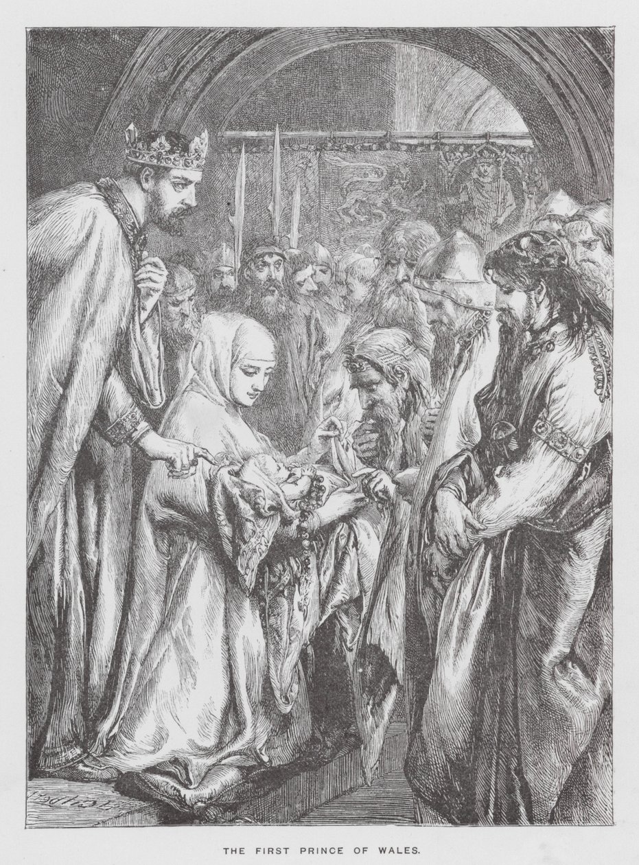 Il primo principe di Galles (incisione) da English School