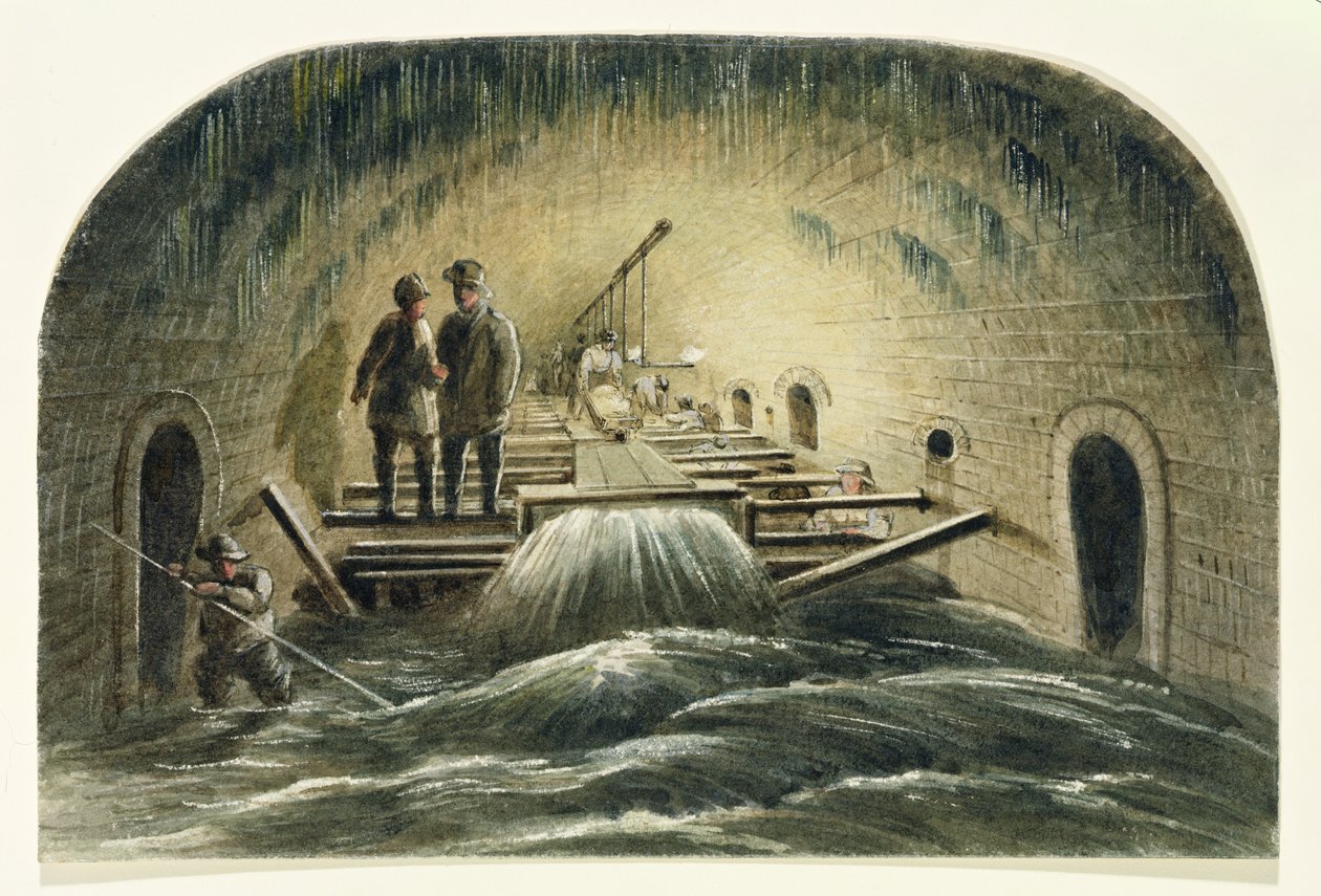 Il Canale della Flotta, c.1840 da English School