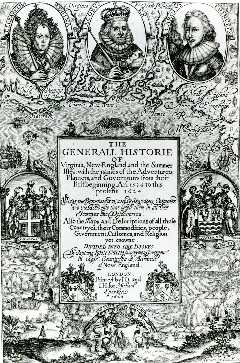 La Storia Generale della Virginia, Nuova Inghilterra e le Isole d