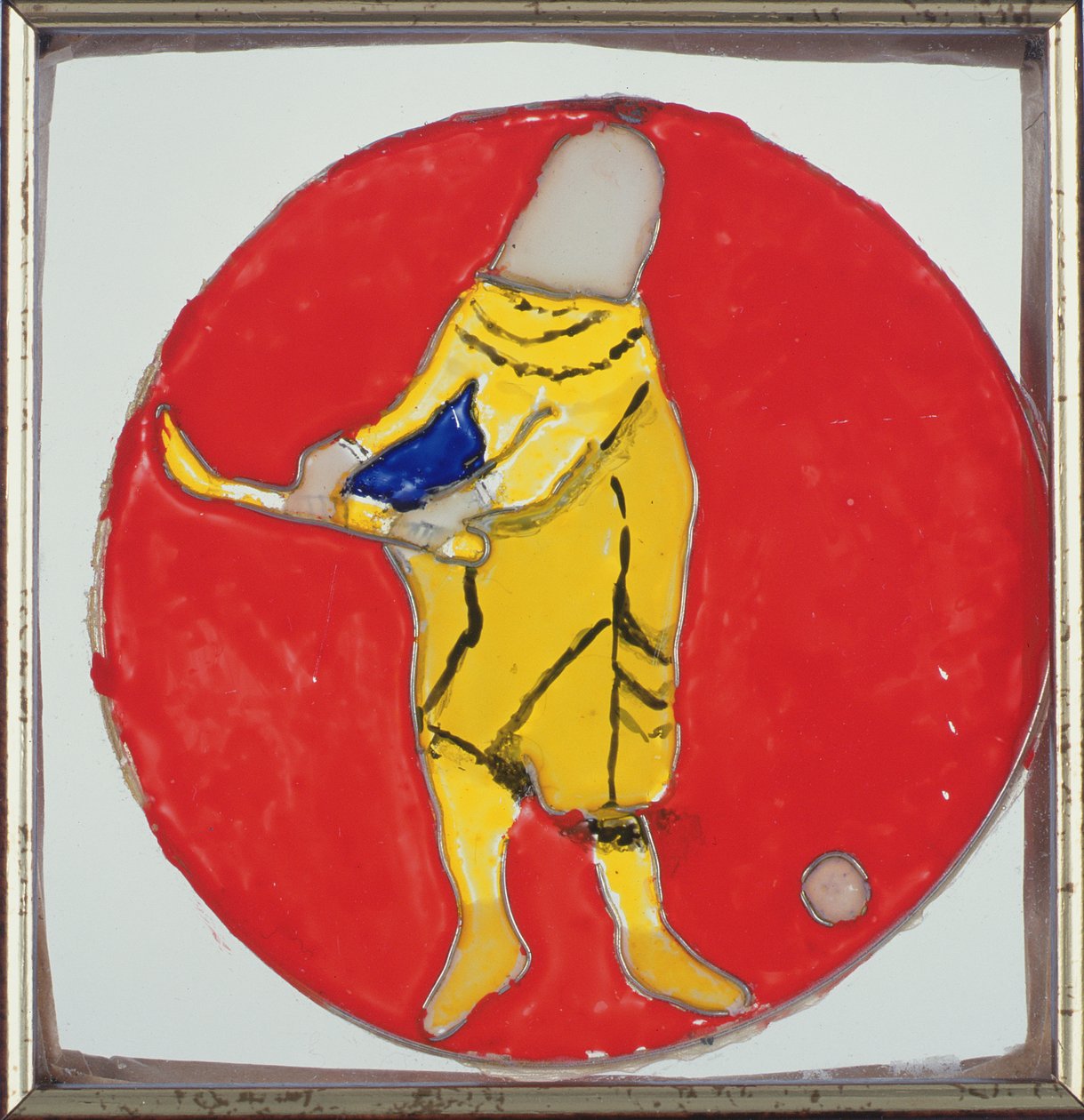 Il Golfista, noto anche come la Finestra di Crecy, dalla finestra orientale, c.1340 da English School