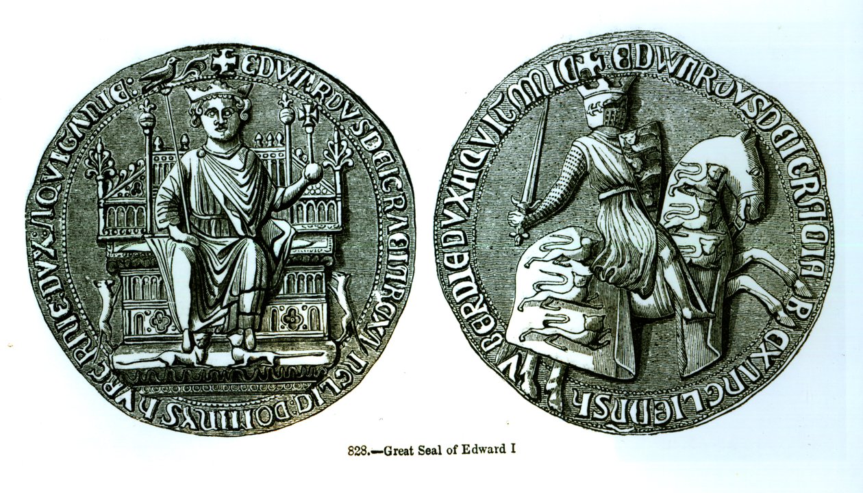 Il Grande Sigillo di Edoardo I (1239-1307) da English School