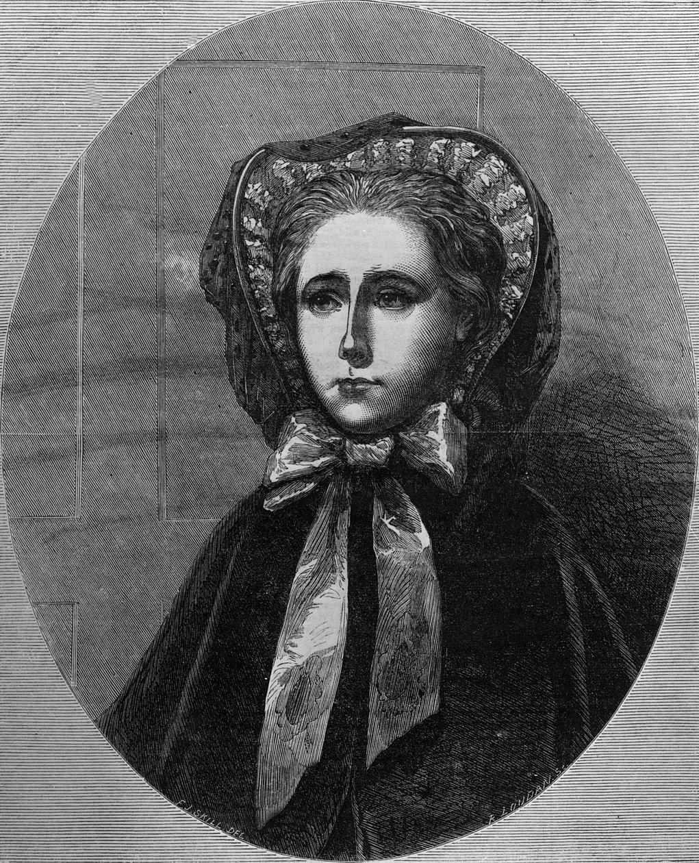 La signora Yelverton, 1861 da English School